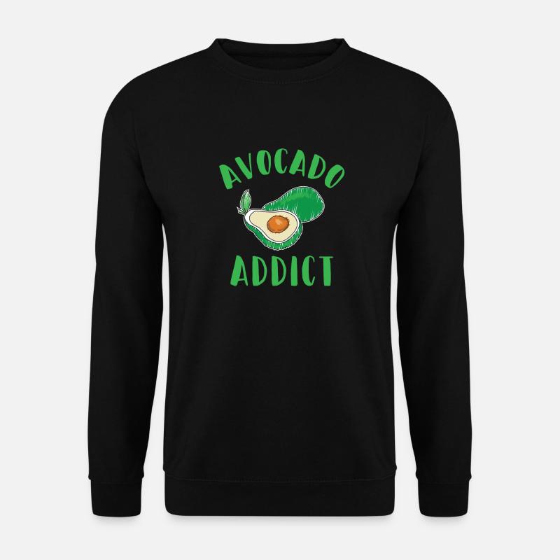 Avocado addict - Unisex Sweatshirt - black