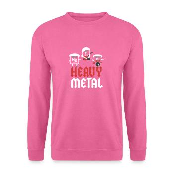 Schwermetalle Chemie Humor Musik - Unisex Pullover - Pink - Vorne