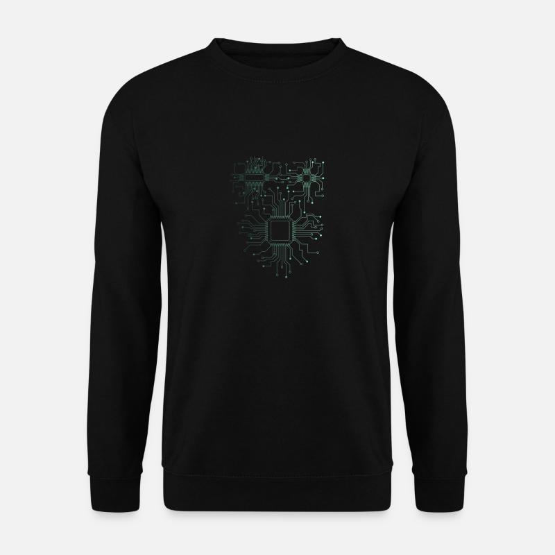 Computer Scientist Admin Hardware CPU - Sweat-shirt Unisexe - noir