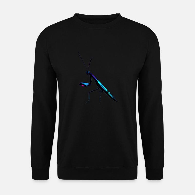 Bioluminescent Preying Mantis - Unisex Sweatshirt - black