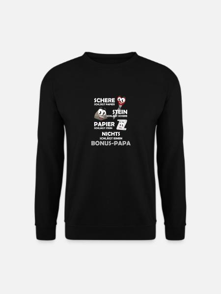 Nichts schlägt einen Bonus-Papa - Unisex Pullover - Schwarz