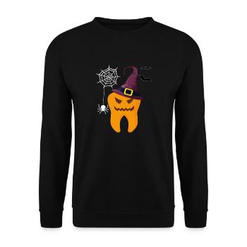 Hygiéniste dentaire Zahnartz - Sweat-shirt Unisexe - noir - Devant - Alina (178cm) & Michal (187cm)