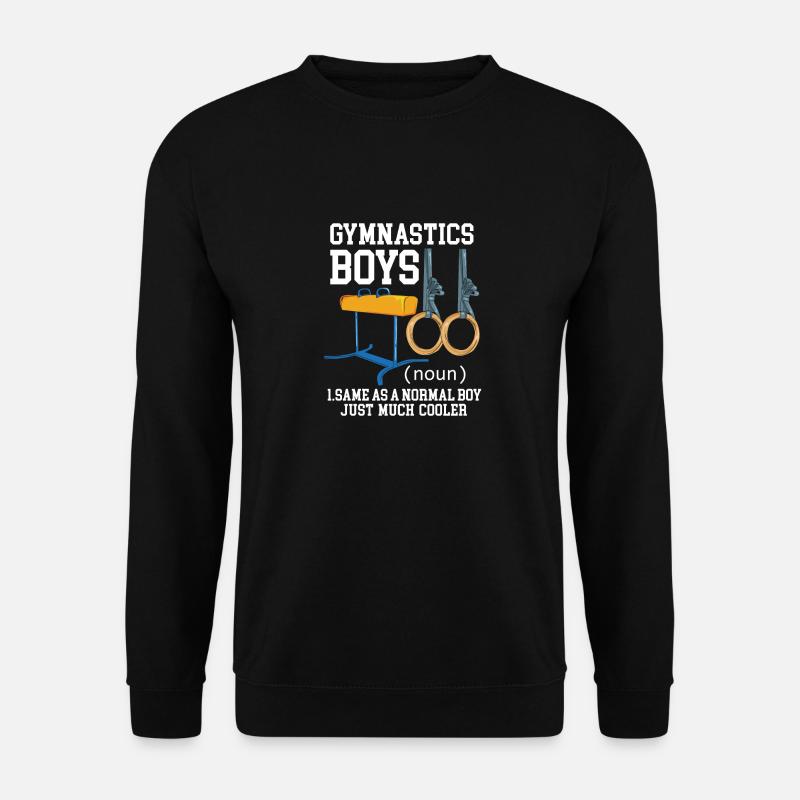 GYMNASTICS: Gymnastics Boy Definition - Unisex Sweatshirt - black