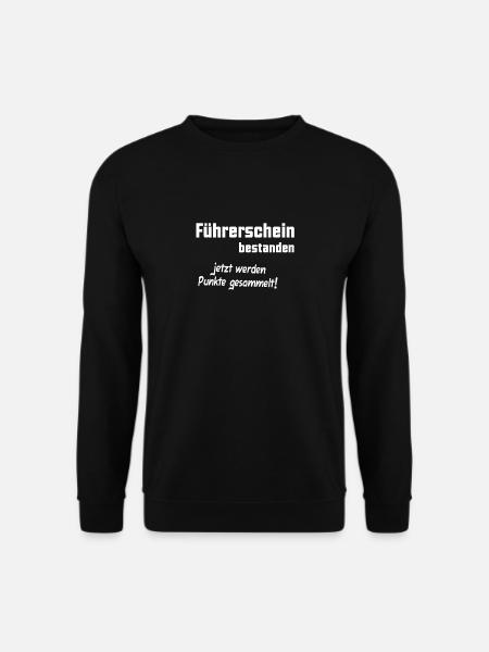 Führerschein bestanden Geschenk - Unisex Pullover - Schwarz