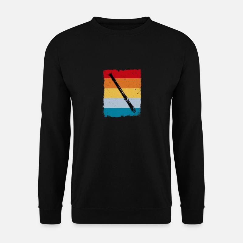 Retro recorder - Unisex Sweatshirt - black