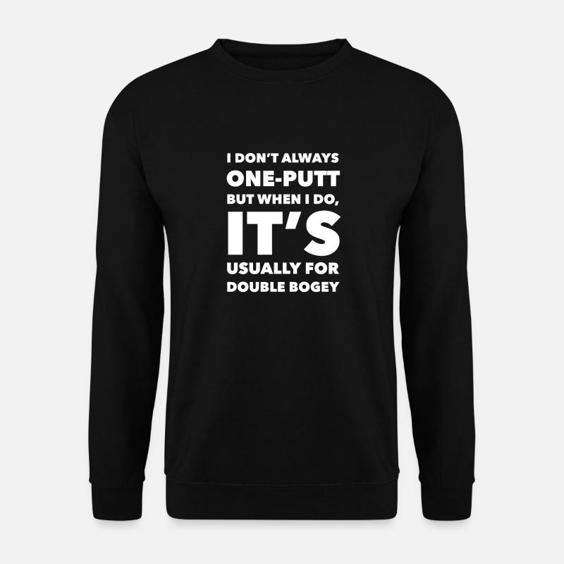 Lustiges Discgolf - Unisex Pullover - Schwarz