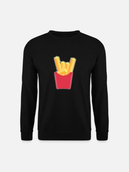 Heavy Metal Pommesgabel - Unisex Pullover - Schwarz