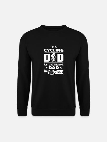 I'M A CYCLING DAD... - Unisex Sweatshirt - black