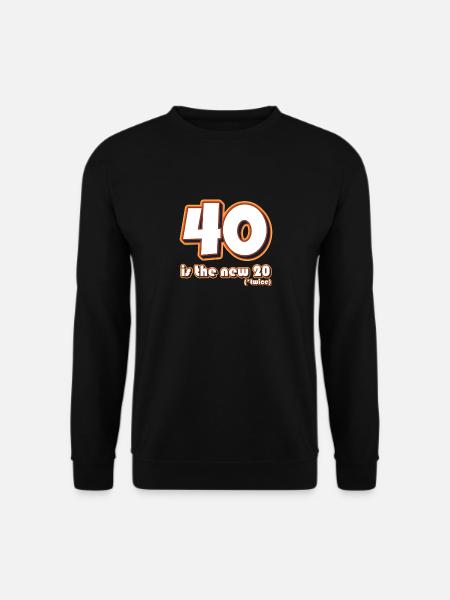40. Geburtstag Retro Geburtstagsgeschenk Geschenk - Unisex Pullover - Schwarz
