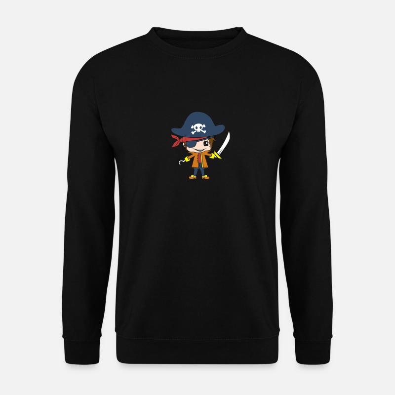Pirat - Unisex Pullover - Schwarz