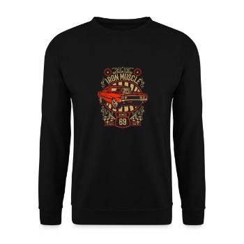 American Classic Iron Muscle - Sweat-shirt Unisexe - noir - Devant - Alina (178cm) & Michal (187cm)
