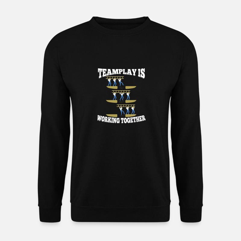 Teamplay Shirt - Unisex Pullover - Schwarz