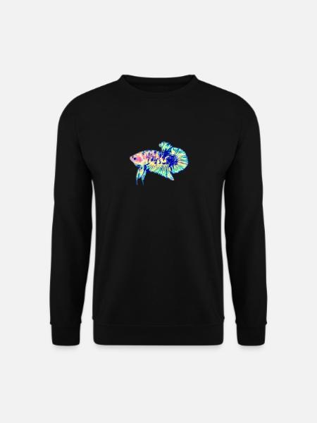Siamese fighting fish - Unisex Sweatshirt - black
