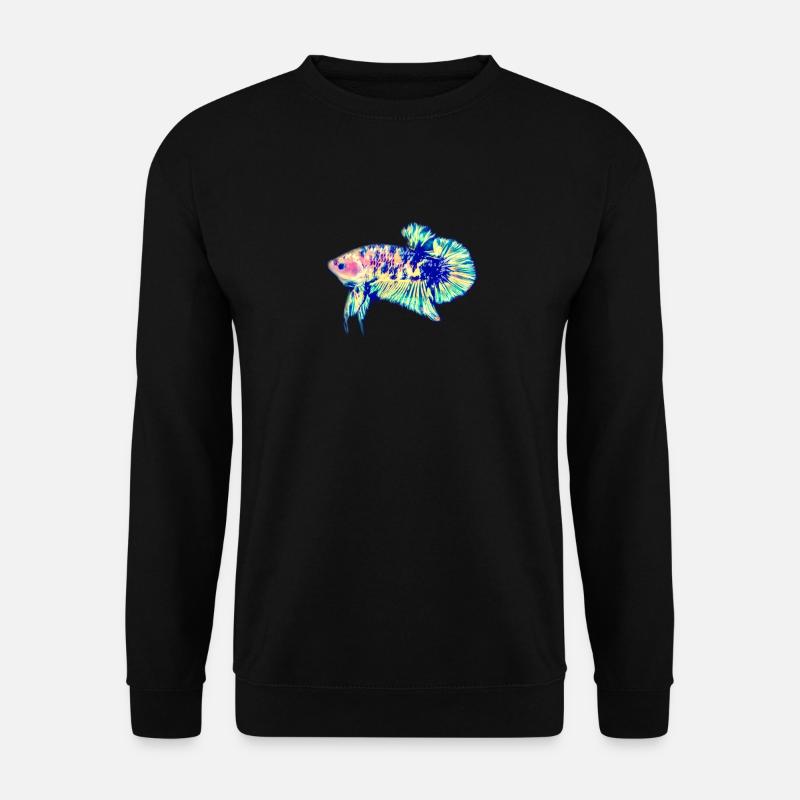 Siamese fighting fish - Unisex Sweatshirt - black