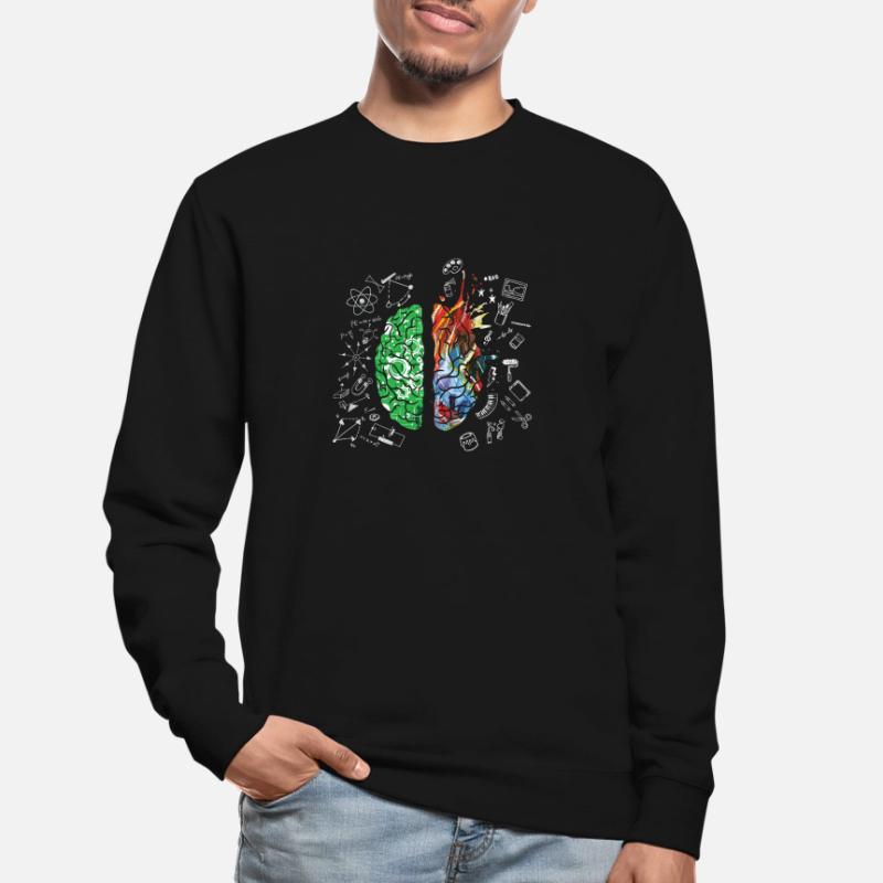 Brain Science Neurology Gift Design Art Idea print Unisex Sweatshirt