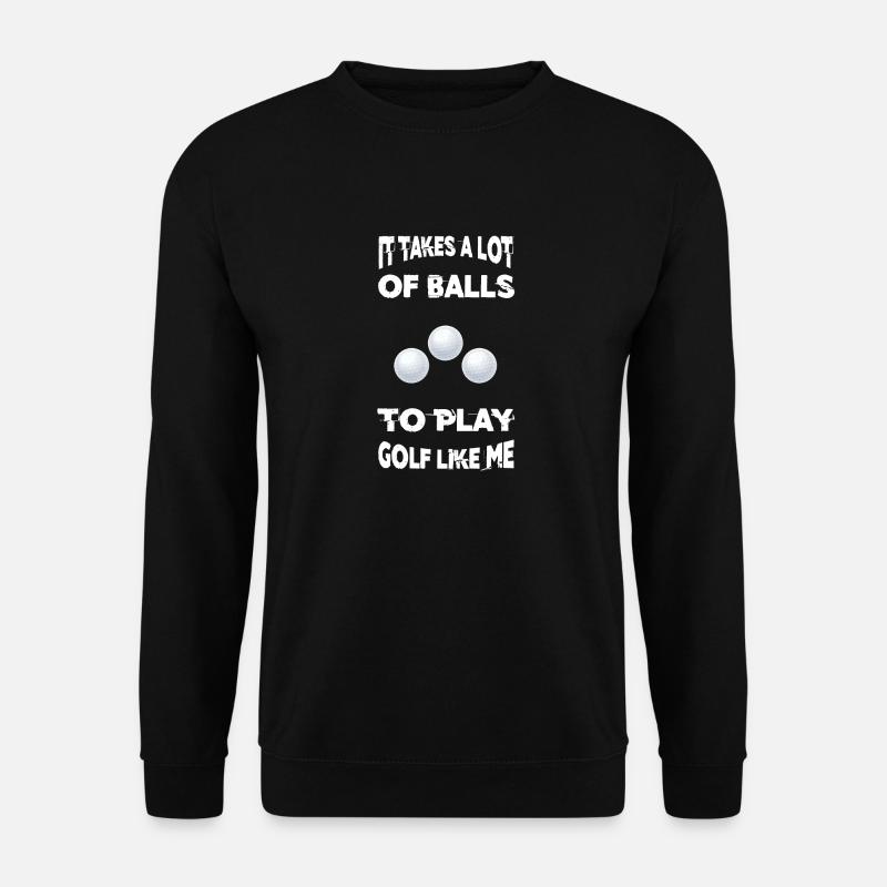 Golf Balls - Unisex Sweatshirt - black