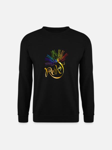 Reiki Meister Spirituell Chakra Heilung Geschenk - Unisex Pullover - Schwarz