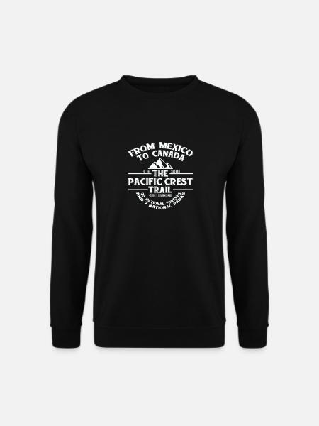Der Pacific Crest Trail - Von Kanada nach Mexiko - Unisex Pullover - Schwarz