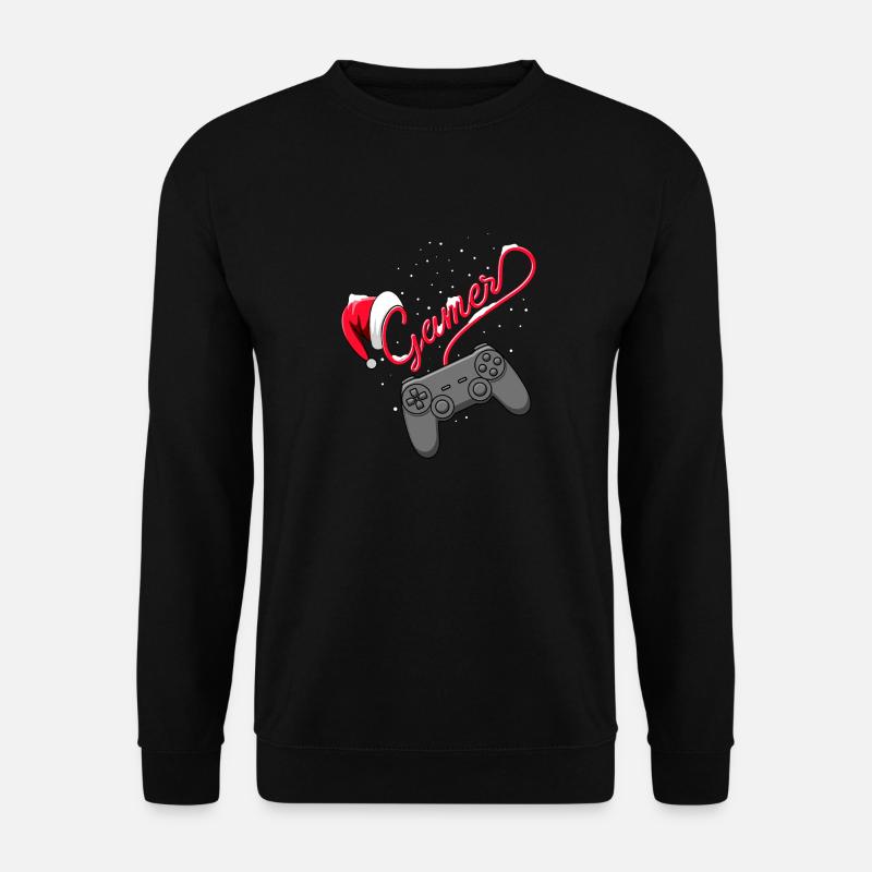 Gamer christmas controller - Unisex Sweatshirt - black
