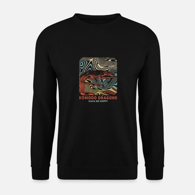 Dragon de Komodo - Sweat-shirt Unisexe - noir