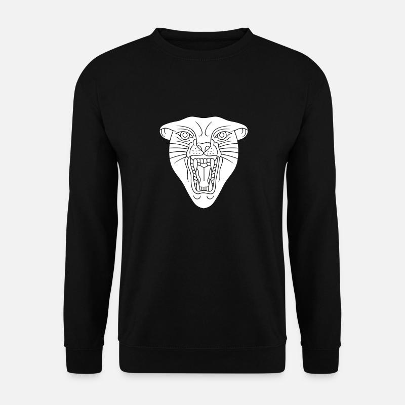 Wilder Löwe - Unisex Pullover - Schwarz