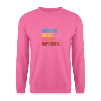  Impeach, Anti  Protest - Unisex Sweatshirt - pink - Front