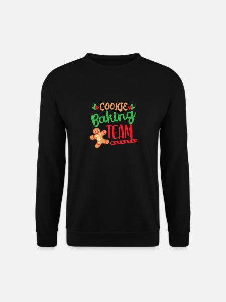 Cookie Baking Team - Christmas Xmas Crew - Unisex Pullover - Schwarz