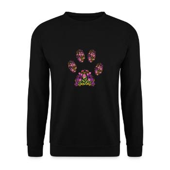 Dog Newfoundland Dog Breeds Gift - Unisex Sweatshirt - black - Front - Alina (178cm) & Michal (187cm)