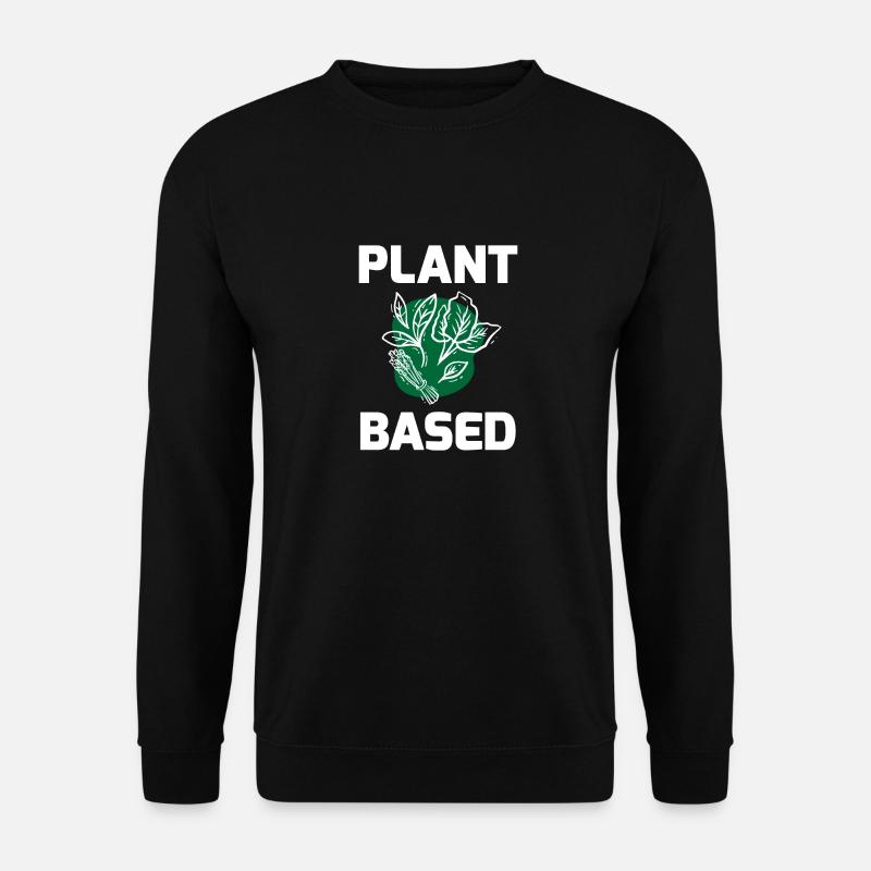 Plant Based Veggie Shirt - Unisex Sweatshirt - black