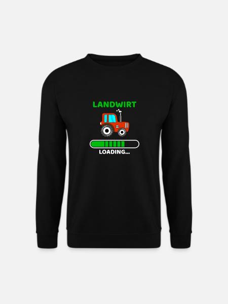 Landwirt Loading Baby Bauer Traktor Jungen - Unisex Pullover - Schwarz