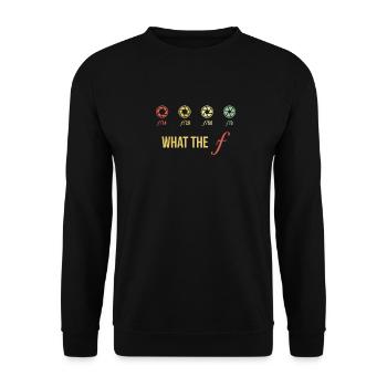 Photographers Sayings Focus Photo Camera Retro Gift - Unisex Sweatshirt - black - Front - Alina (178cm) & Michal (187cm)