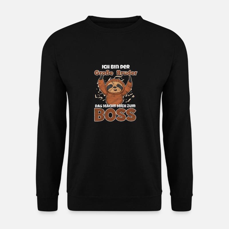 Großer Bruder Faultier - Unisex Pullover - Schwarz