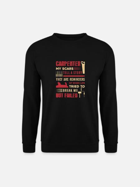 Tischler Stolzer Tischler - Unisex Pullover - Schwarz