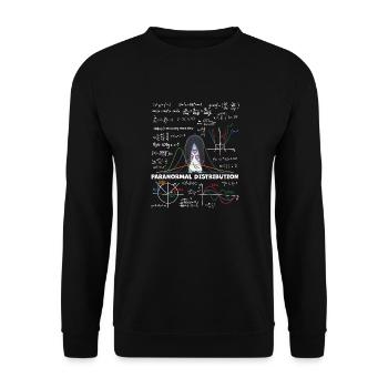 Math Gift For Teachers Probability Pun - Unisex Pullover - Schwarz - Vorne - Alina (178cm) & Michal (187cm)