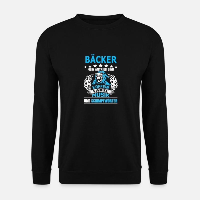 baecker - Unisex Pullover - Schwarz