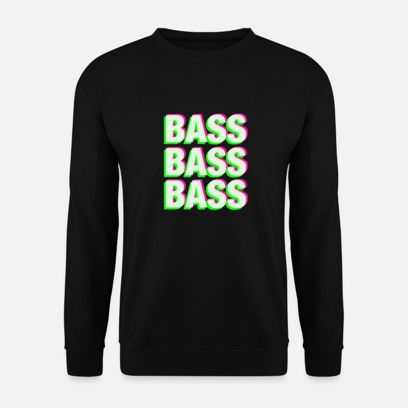Bass Gabber Frenchcore techno - Unisex Sweatshirt - black