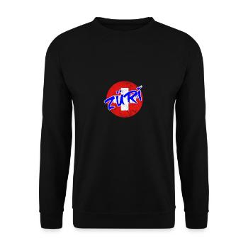 Suisse Suisse Zurich fier ville cadeau - Sweat-shirt Unisexe - noir - Devant - Alina (178cm) & Michal (187cm)