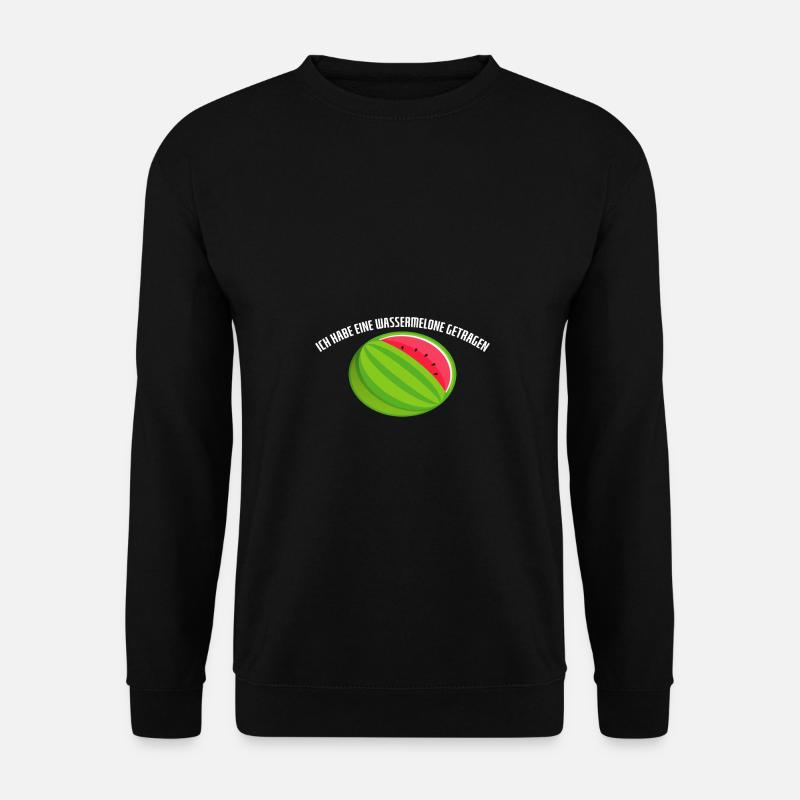 I carried a watermelon - Unisex Sweatshirt - black