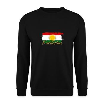 Kurdistan - Sweat-shirt Unisexe - noir - Devant - Alina (178cm) & Michal (187cm)