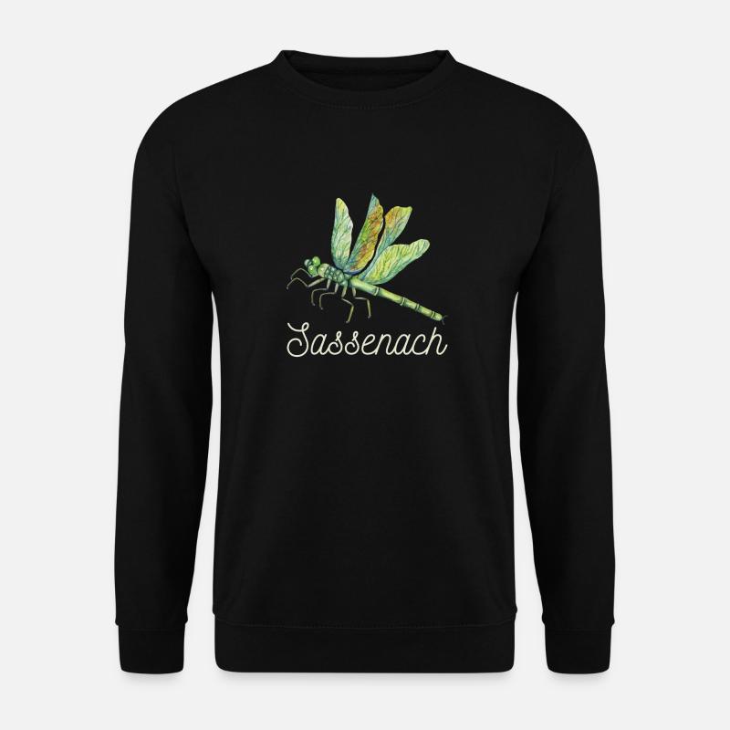 Sassenach-Spaß-keltische Geschenk-Design-Ideengraphik - Unisex Pullover - Schwarz
