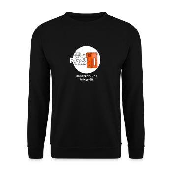 DDR Nostalgie Kult RG28 Hausfrau Geschenk - Unisex Pullover - Schwarz - Vorne - Alina (178cm) & Michal (187cm)