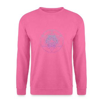 Métatron Sarcelle Géométrie Sacrée - Sweat-shirt Unisexe - rose - Devant