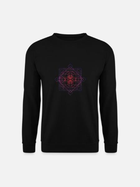 Sacred Geometry Sri Sacred - Unisex Sweatshirt - black