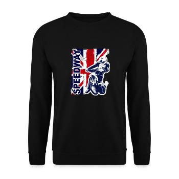 Speedway Racing - Unisex Pullover - Schwarz - Vorne - Alina (178cm) & Michal (187cm)