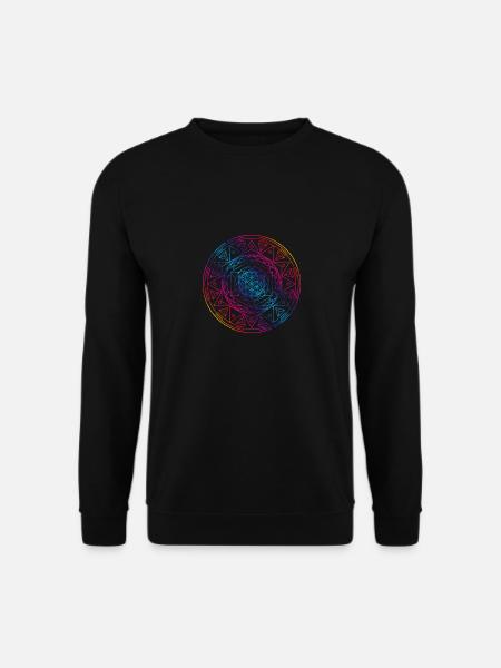 Sacred Geometry TetraFlower - Unisex Sweatshirt - black