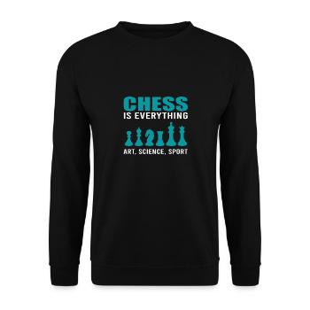 Chess - Sweat-shirt Unisexe - noir - Devant - Alina (178cm) & Michal (187cm)