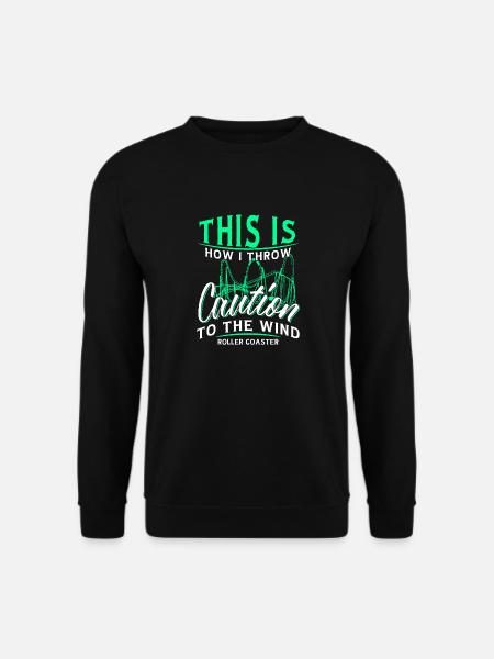 roller coaster - Unisex Sweatshirt - black
