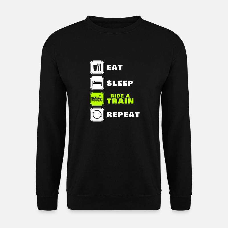 Zug - Unisex Pullover - Schwarz