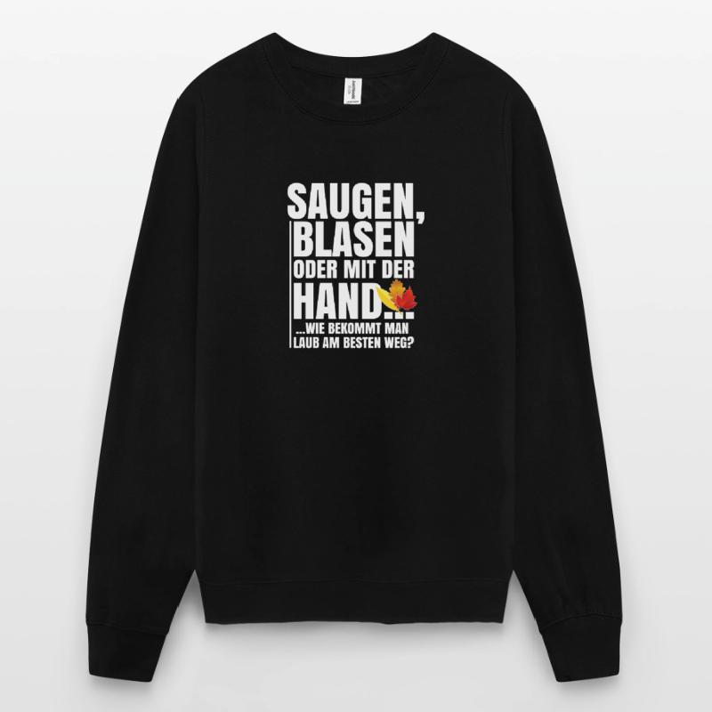 Saugen, Blasen oder mit der Hand Unisex Pullover