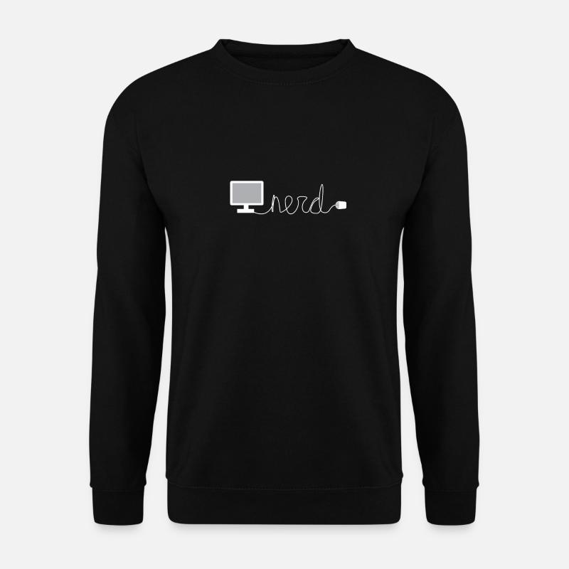 Nerd - Unisex Pullover - Schwarz